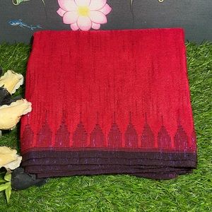 Phanek- Long Skirt. Single Mandir Border